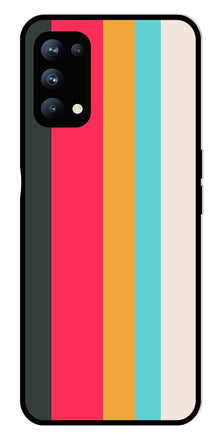 Muted Rainbow Metal Mobile Case for Oppo Reno 5 Pro 5G