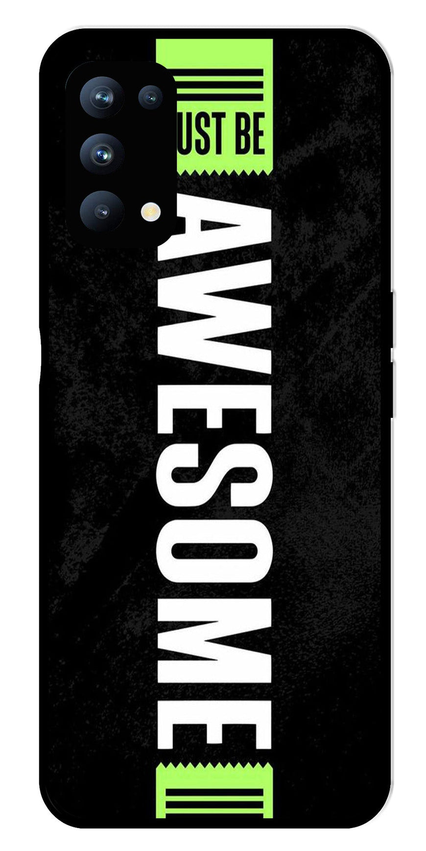 Awesome Metal Mobile Case for Oppo Reno 5 Pro 5G   (Design No -33)