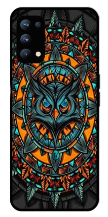 Owl Pattern Metal Mobile Case for Oppo Reno 5 Pro 5G