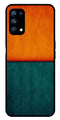 Orange Green Pattern Metal Mobile Case for Oppo Reno 5 Pro 5G   (Design No -45)