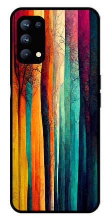 Modern Art Colorful Metal Mobile Case for Oppo Reno 5 Pro 5G
