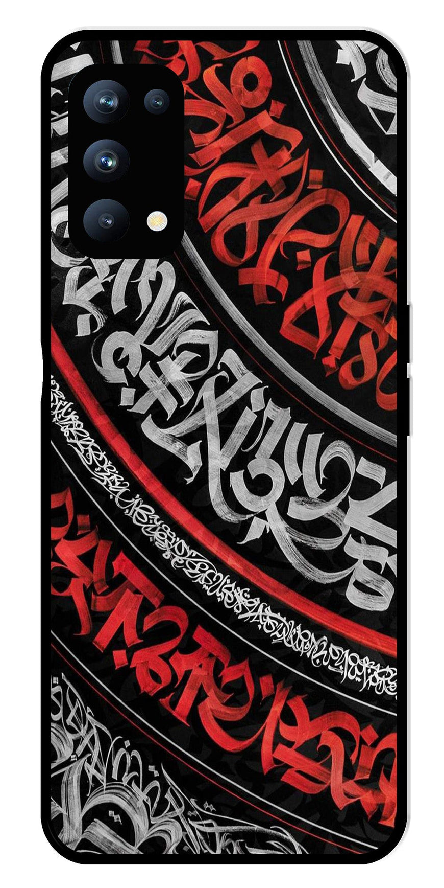 Qalander Art Metal Mobile Case for Oppo Reno 5 Pro 5G   (Design No -49)