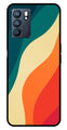 Muted Rainbow Metal Mobile Case for Oppo Reno 6 5G   (Design No -39)