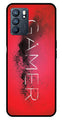 Gamer Pattern Metal Mobile Case for Oppo Reno 6 5G   (Design No -41)