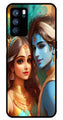 Lord Radha Krishna Metal Mobile Case for Oppo Reno 6 Pro 5G   (Design No -01)