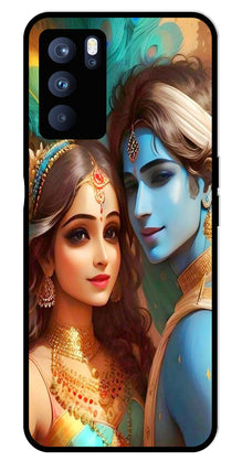 Lord Radha Krishna Metal Mobile Case for Oppo Reno 6 Pro 5G