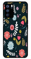 Floral Pattern2 Metal Mobile Case for Oppo Reno 6 Pro 5G   (Design No -12)
