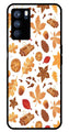 Autumn Leaf Metal Mobile Case for Oppo Reno 6 Pro 5G   (Design No -19)