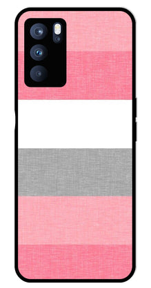 Pink Pattern Metal Mobile Case for Oppo Reno 6 Pro 5G