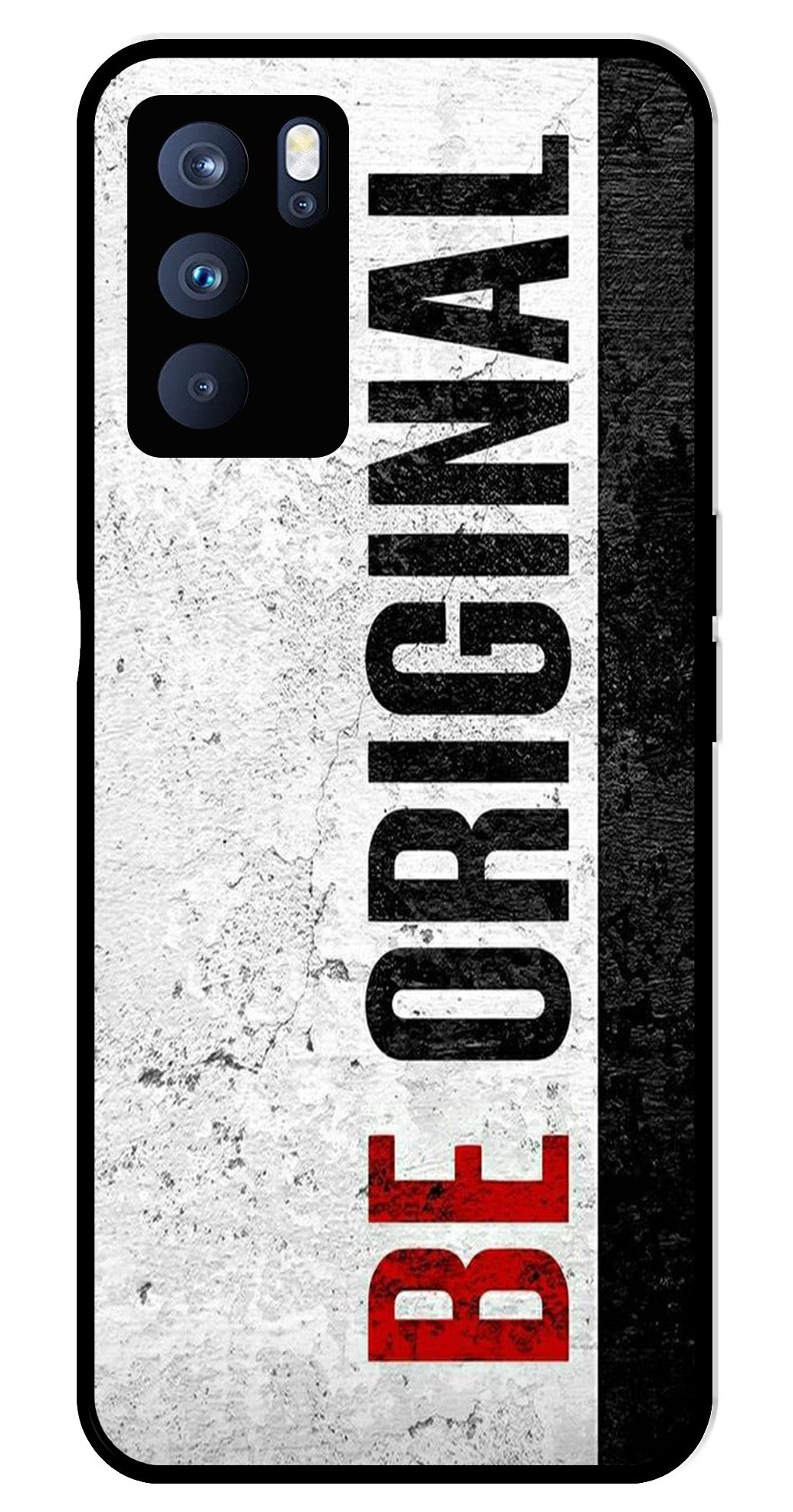 Be Original Metal Mobile Case for Oppo Reno 6 Pro 5G   (Design No -38)