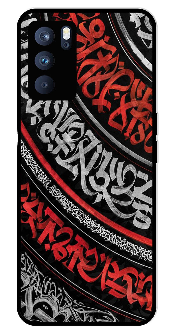 Qalander Art Metal Mobile Case for Oppo Reno 6 Pro 5G   (Design No -49)