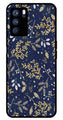 Floral Pattern  Metal Mobile Case for Oppo Reno 6 Pro 5G   (Design No -52)