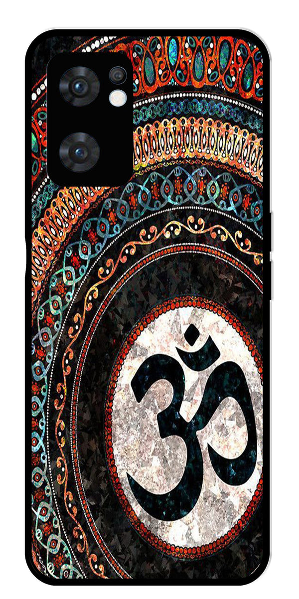 Oum Design Metal Mobile Case for Oppo Reno 7 5G   (Design No -15)