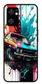 Vintage Car Metal Mobile Case for Oppo Reno 7 5G   (Design No -29)