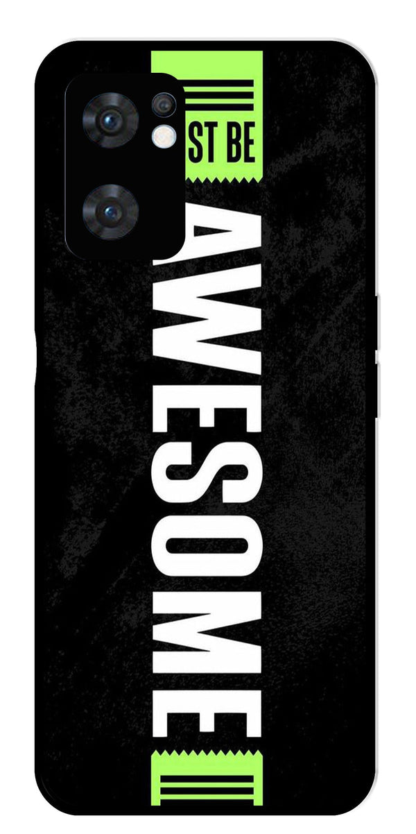 Awesome Metal Mobile Case for Oppo Reno 7 5G   (Design No -33)