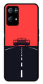 Car Lover Metal Mobile Case for Oppo Reno 7 Pro 5G   (Design No -21)