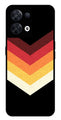 MultiColor Arrow Metal Mobile Case for Oppo Reno 8 5G   (Design No -04)