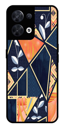 Marble Design Metal Mobile Case for Oppo Reno 8 5G