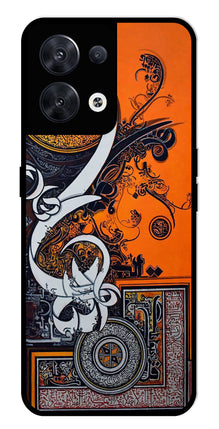 Qalander Art Metal Mobile Case for Oppo Reno 8 5G