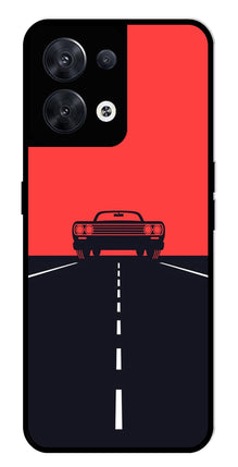 Car Lover Metal Mobile Case for Oppo Reno 8 5G