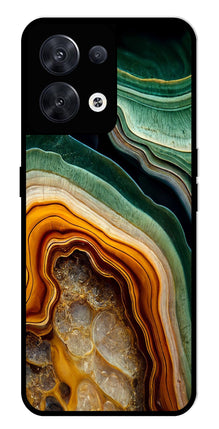 Marble Design Metal Mobile Case for Oppo Reno 8 5G