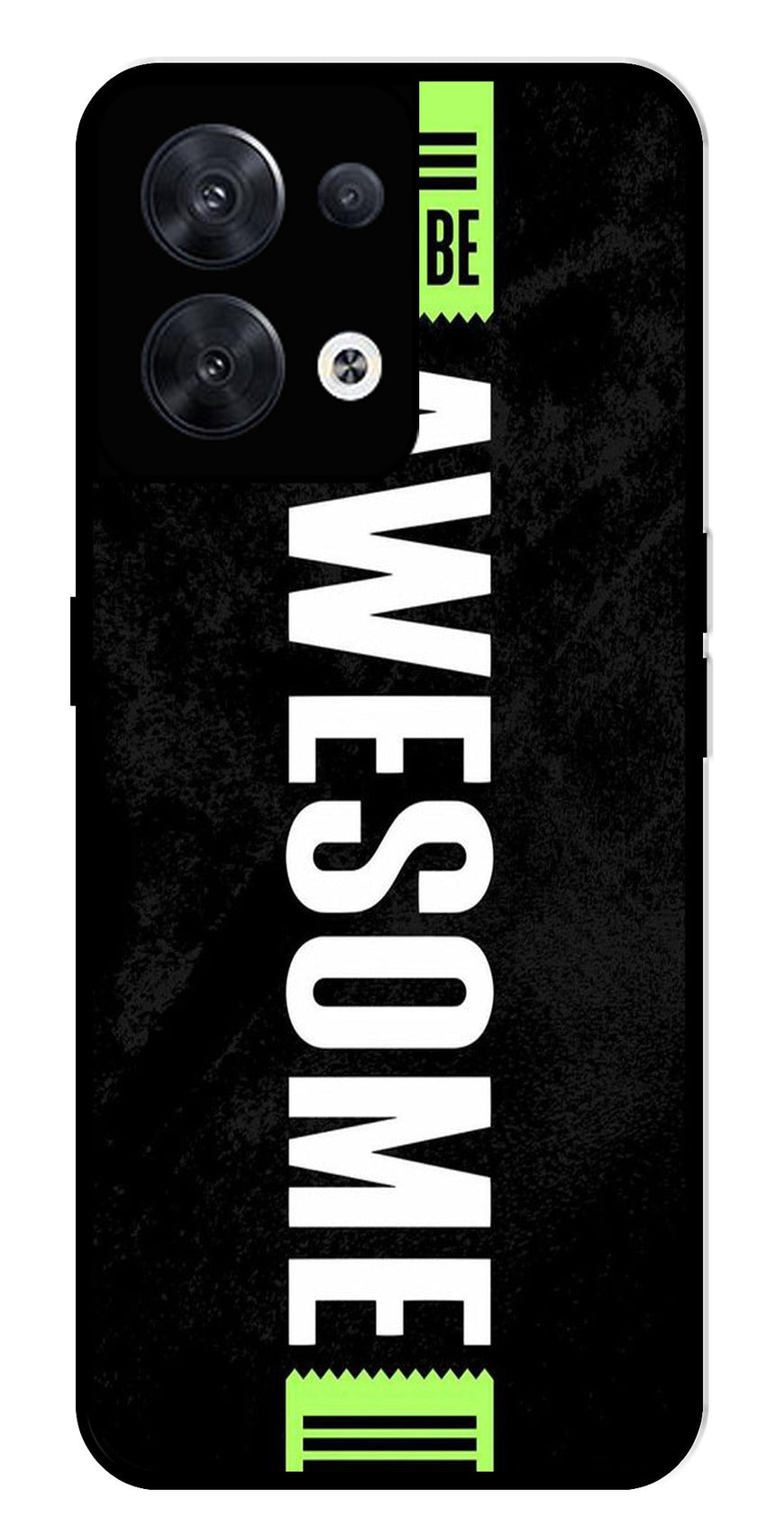 Awesome Metal Mobile Case for Oppo Reno 8 5G   (Design No -33)