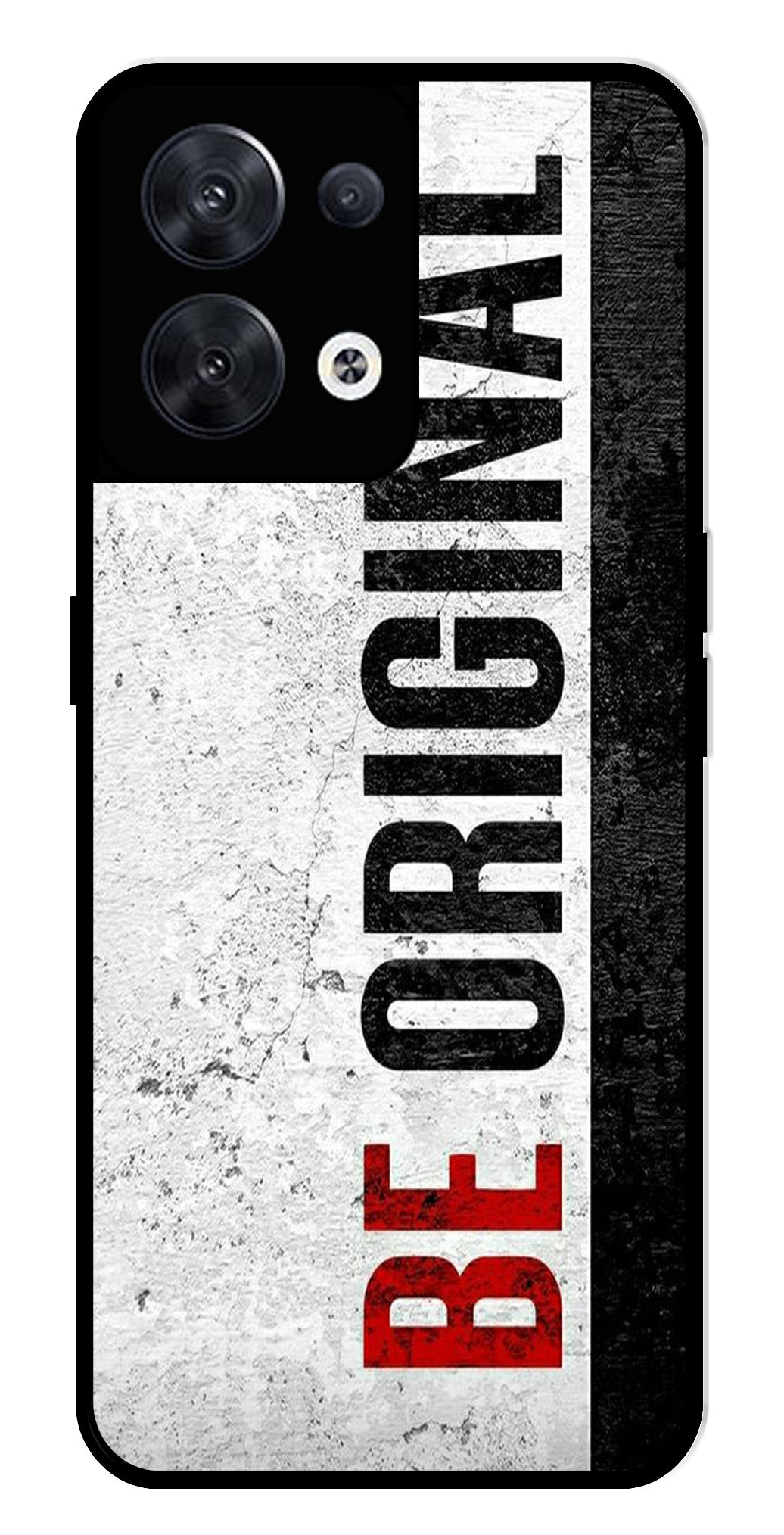 Be Original Metal Mobile Case for Oppo Reno 8 5G   (Design No -38)