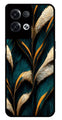 Feathers Metal Mobile Case for Oppo Reno 8 Pro 5G   (Design No -30)