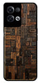 Alphabets Metal Mobile Case for Oppo Reno 8 Pro 5G   (Design No -32)