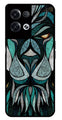 Lion Pattern Metal Mobile Case for Oppo Reno 8 Pro 5G   (Design No -40)
