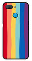 Rainbow MultiColor Metal Mobile Case for Oppo A11K   (Design No -03)