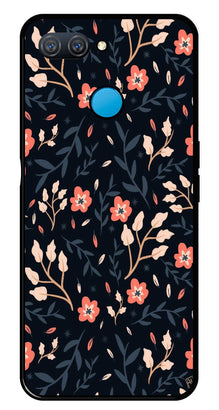 Floral Pattern Metal Mobile Case for Oppo A11K
