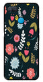 Floral Pattern2 Metal Mobile Case for Oppo A11K   (Design No -12)