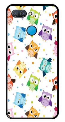 Owls Pattern Metal Mobile Case for Oppo A11K