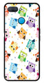 Owls Pattern Metal Mobile Case for Oppo A12   (Design No -20)