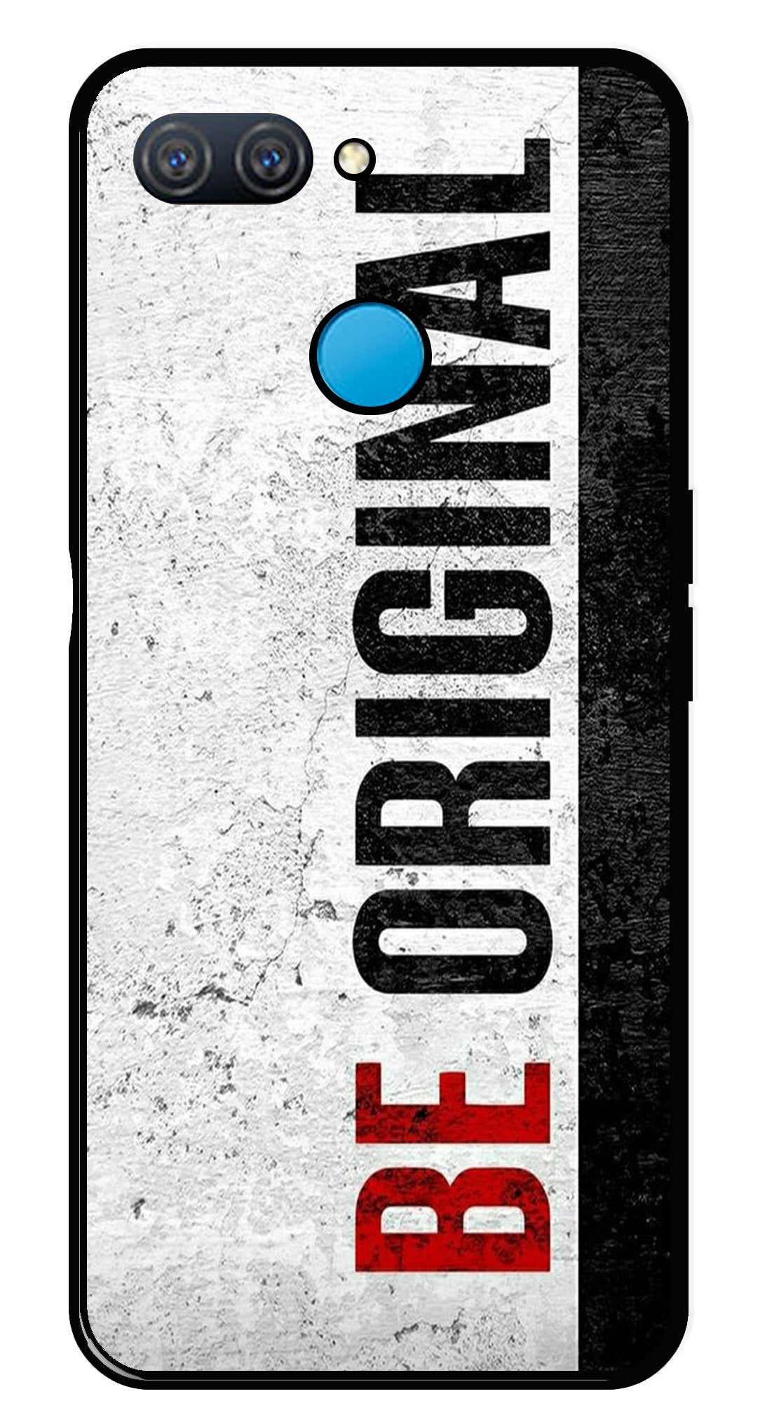 Be Original Metal Mobile Case for Oppo A11K   (Design No -38)