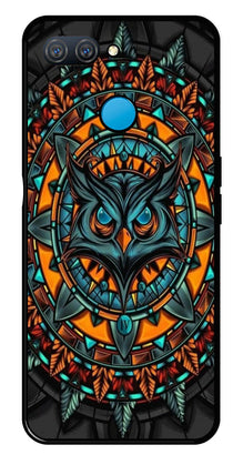 Owl Pattern Metal Mobile Case for Oppo A11K