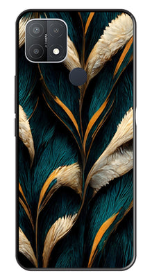 Feathers Metal Mobile Case for Oppo A15
