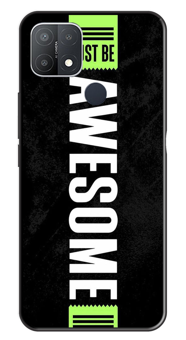Awesome Metal Mobile Case for Oppo A15   (Design No -33)