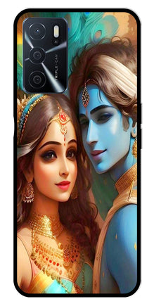Lord Radha Krishna Metal Mobile Case for Oppo A16