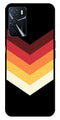 MultiColor Arrow Metal Mobile Case for Oppo A16   (Design No -04)
