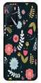 Floral Pattern2 Metal Mobile Case for Oppo A16   (Design No -12)