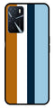 MultiColor Pattern Metal Mobile Case for Oppo A16   (Design No -17)