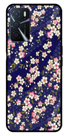 Flower Design Metal Mobile Case for Oppo A16