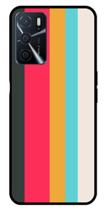Muted Rainbow Metal Mobile Case for Oppo A16