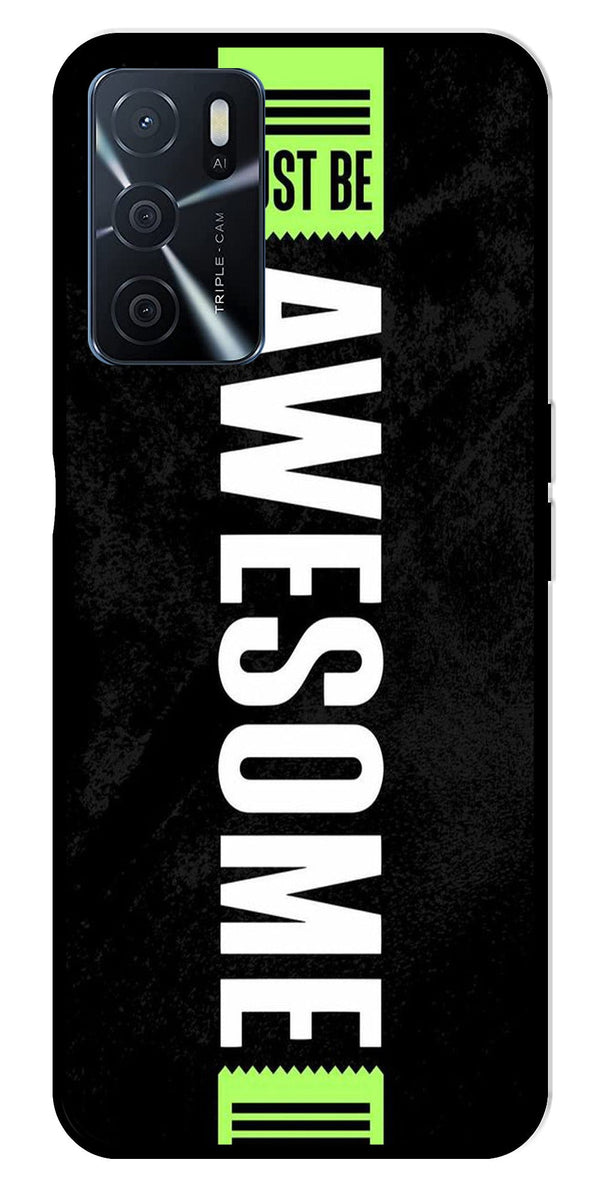 Awesome Metal Mobile Case for Oppo A16   (Design No -33)