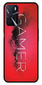Gamer Pattern Metal Mobile Case for Oppo A16   (Design No -41)