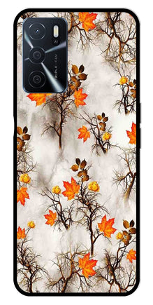Autumn leaves Metal Mobile Case for Oppo A16