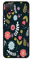 Floral Pattern2 Metal Mobile Case for Oppo A16K   (Design No -12)