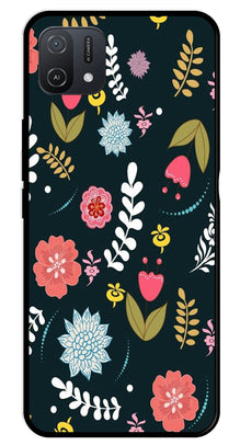 Floral Pattern2 Metal Mobile Case for Oppo A16K